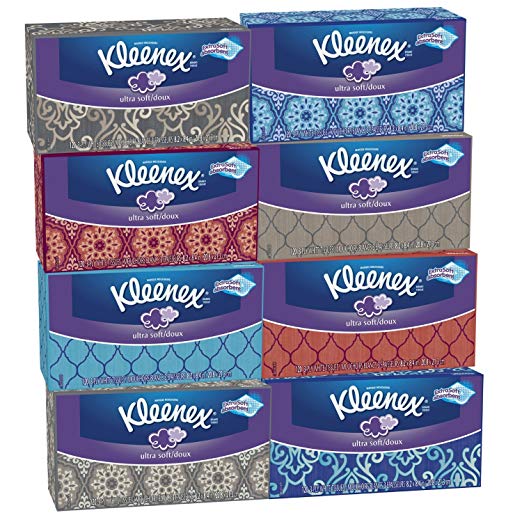 Kleenex Ultra Soft Tissues, White, 120ct, Pack of 16 Kleenex-5vo4