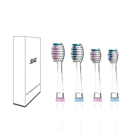 SEAGO Kids Electric Toothbrush Heads for SEAGO SG-977 SG-513 SG-915, 4 Pack
