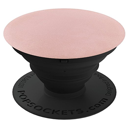 PopSockets: Expanding Stand and Grip for Smartphones and Tablets - Rose Gold Aluminum