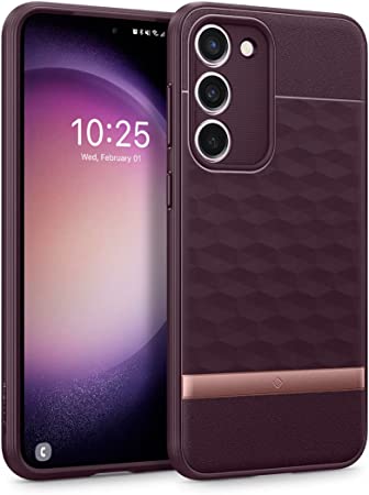 Caseology Parallax Case Compatible with Samsung Galaxy S23 5G - Burgundy