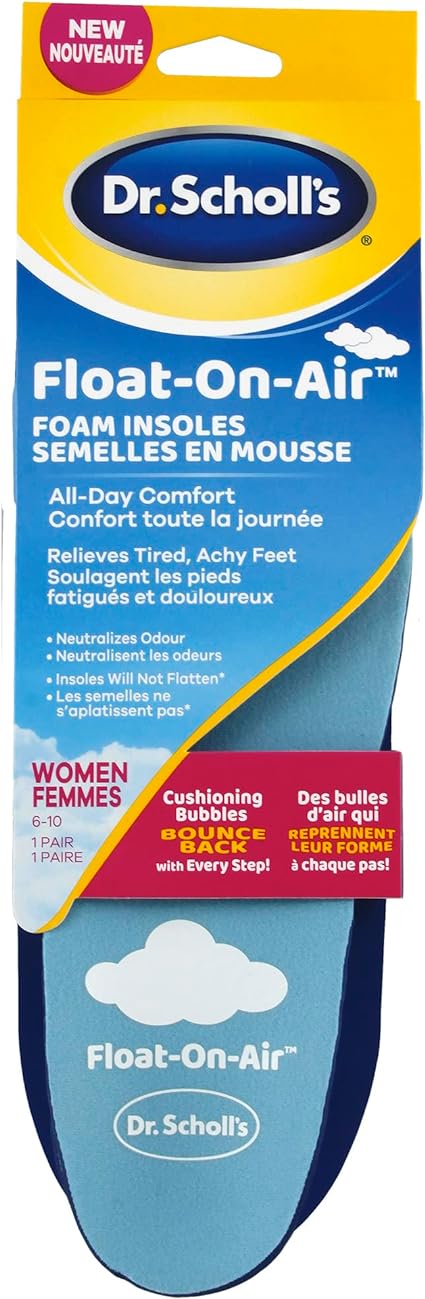 Dr. Scholl's® Float-On-Air® Comfort Insoles, Women, 1 Pair, Full Length