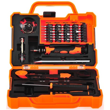 Anseahawk Professional Precision Screwdriver Set 45 in 1 Repair Tools Kit for Smartphone Tablet Laptop Computer Electronics fit iPhone iPad Samsung Galaxy  Tab HTC LG OnePlus and More