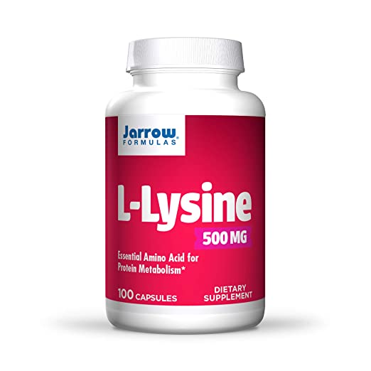 Jarrow Formulas, L-Lysine, 500 mg, 100 Capsules