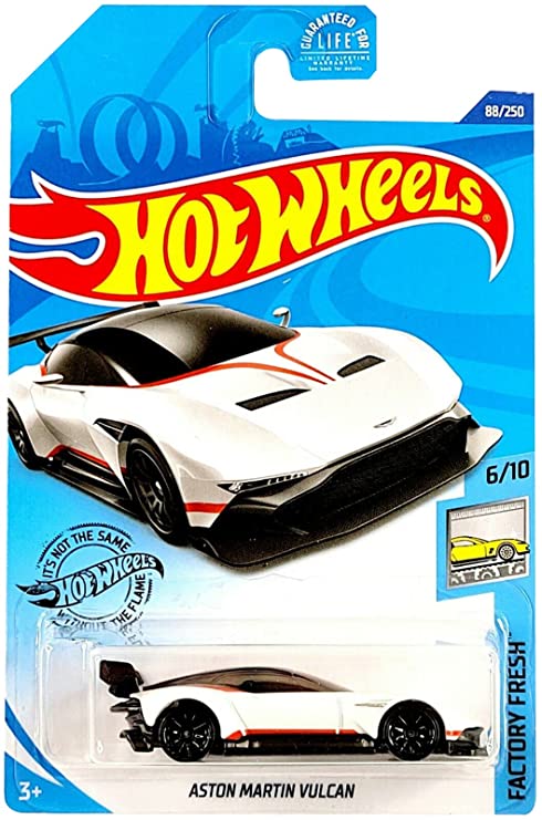 Hot Wheels 2020 Factory Fresh Aston Martin Vulcan, White 88/250