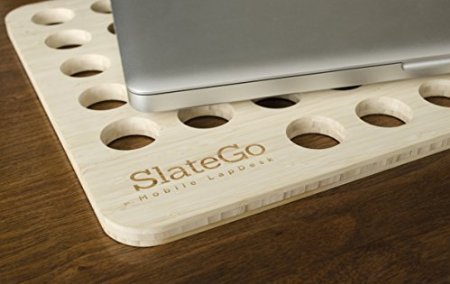 SlateGo Mini: Mobile LapDesk - Travel Size Lap Desk (For 15" Laptops)