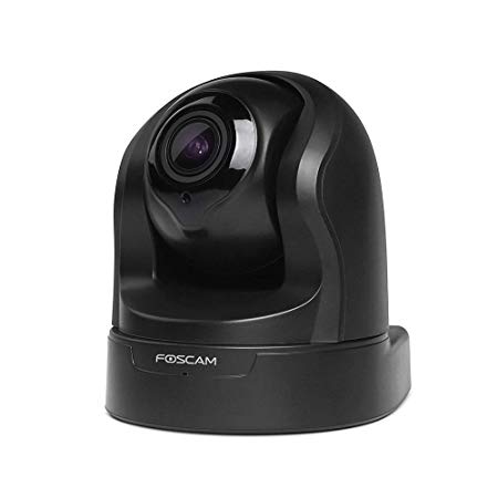 Foscam Z2 1080P Pan&Tilt 2.4/5Ghz Dual Band WiFi IP Security Camera with 4X Optical Zoom, Home Surveillance Camera with Motion/Sound Detection,26ft Night Vision, Free Cloud Service Available,Black