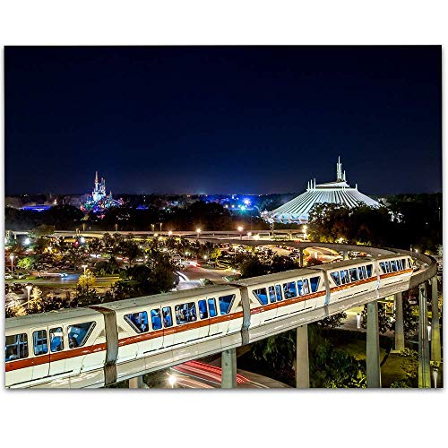 Next Stop The Magic Kingdom - 11x14 Unframed Art Print - Great House Decor and Gift to Disney Fans