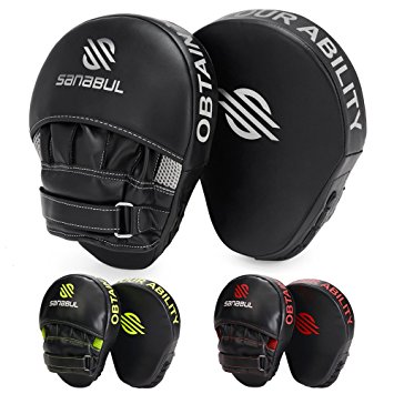 Sanabul Essential Curved Boxing MMA Punching Mitts