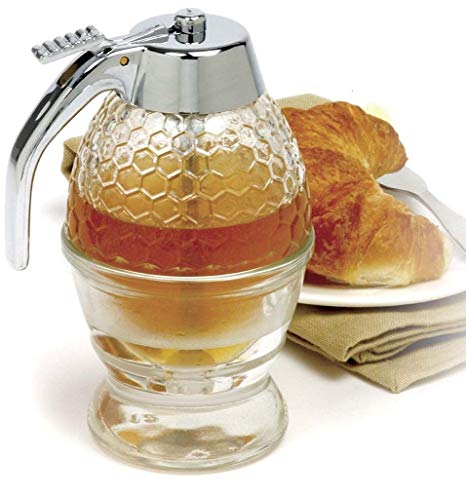 Bulk Glass Jars Norpro Honey Syrup Dispenser Honey Pot