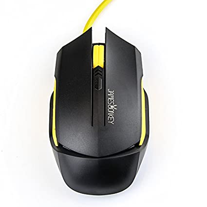 Gaming Mouse Wired, Colorful backlights, 4 DPI Adjustable, Comfortable Grip Ergonomic Optical PC Computer Gaming Mice, Black