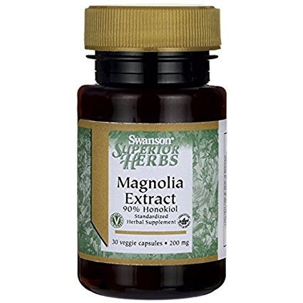 Swanson Magnolia Extract 200 mg 30 Veg Caps