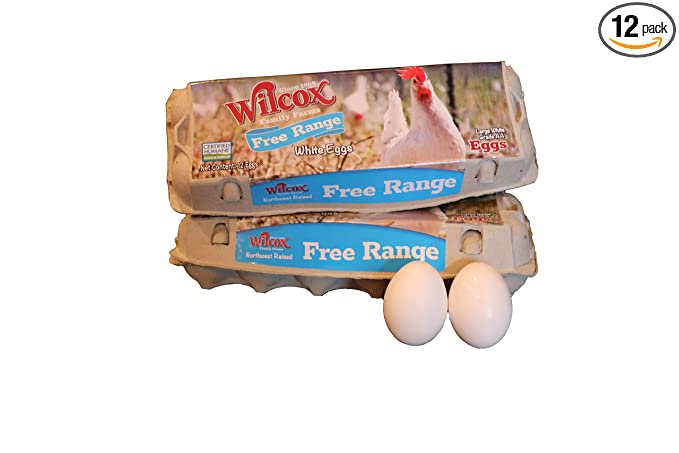 Wilcox Free Range Large White Eggs, 1 dozen