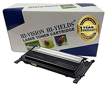 HI-VISION HI-YIELDS Compatible Toner Cartridge Replacement for Samsung CLT-K406S (Black) works with CLP-365W, CLX-3305FW, CLX-3305W