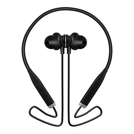 Sumpus Bluetooth Headphones Wireless Sports Earphones Rechargeable Waterproof HD Stereo in Ear Earbuds Gym Running Workout Noise Canceling Headsets -Black