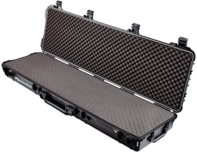 Apachee 9800 Weatherproof Protective Long Rifle Roller Case - Inside Lenght 50-3/8 in.