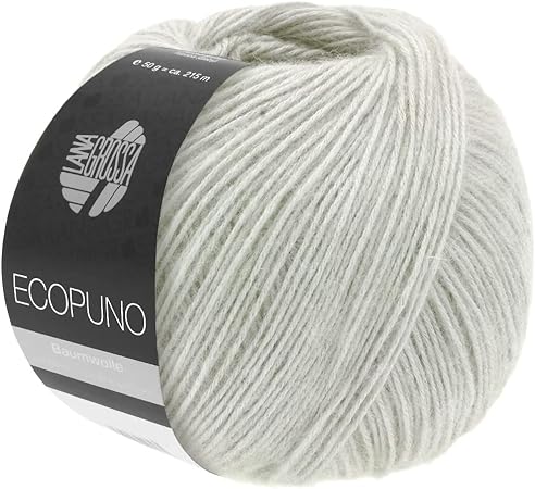 Lana Grossa Ecopuno, 45 Silver Grey Yarn