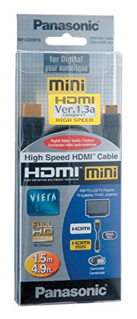 Panasonic Mini HDMI Cable - 1.5m - Black