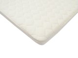 American Baby Company Organic Cotton Quilted Pack n Play Size Fitted Mattress Pad Cover Natural