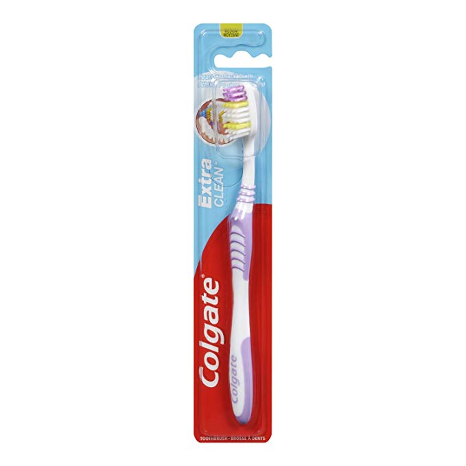 Colgate Extra Clean Toothbrush, Medium, 1 Count