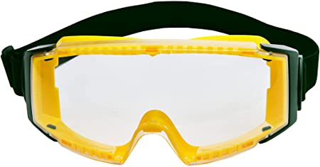 Roar Clear Safety Goggles with Universal Fit Anti-Fog Lens Scratch Resistant lens for construction work
