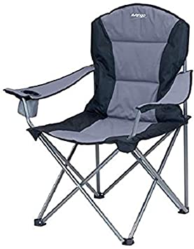 Vango Goliath Padded Camping Chair-Smoke/Black, X-Large