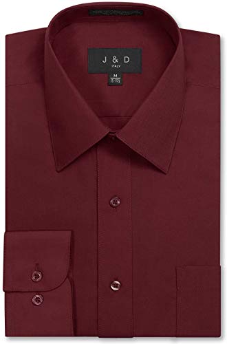 JD Apparel Men's Regular Fit Dress Shirts