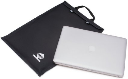 Aqua Quest Storm 13 - 100% Waterproof Laptop Case - 13 inch, Lightweight, Durable, Fast & Easy to Use, Versatile - Black, Dry Bag Computer Sleeve