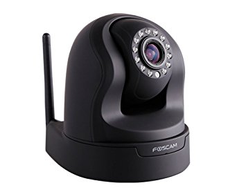 Foscam FI9826W Wireless Webcam - Black - 3x Optical Zoom