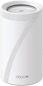 TP-Link Deco BE65-5G LTE WLAN Router, 5G Router SIM-Karte, 𝐓𝐫𝐢-𝐁𝐚𝐧𝐝 𝐖𝐢𝐅𝐢 𝟕, 3× 2,5 Gbit/s-Ports, 320-MHz-Kanäle, Nur APP verwaltet, Keine Webverwaltungsseite