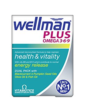 Vitabiotics Wellman Plus Omega 3∙6∙9 - 56 Tablets/Capsules