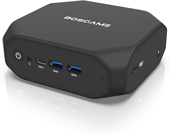 BosGame Mini PC U32 AMD Ryzen 3 Mini Computer 3200U (up to 3.4GHz) 8GB DDR4 RAM 256GB NVMe SSD Mini Desktop PC,Win OS,4K UHD Office Mini PC,4 USB 2 HDMI Ports/Type-C/WiFi 5/BT 4.2