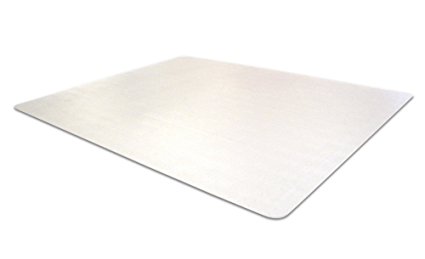 Cleartex MegaMat, Heavy Duty Chair Mat, for Hard Floors or Carpets, 46" x 53" (FCM121345ER)