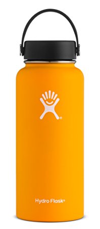 Hydro Flask Vacuum Insulated Stainless Steel Water Bottle, Wide Mouth w/Flex Cap