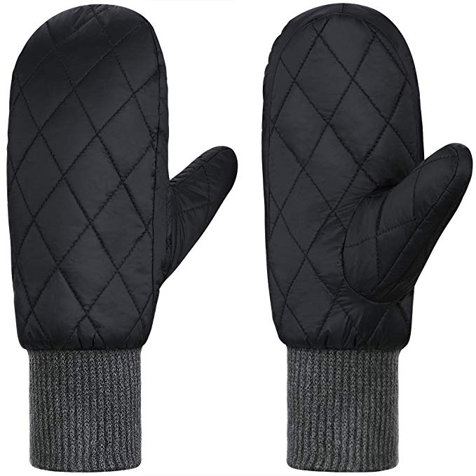 Andake 90% Duck Down Mittens Gloves For Women -20¨H Cold Weather Warm Winter Snow Gloves For Walking Jogging Work Outdoor