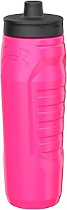 Under Armour Squeeze Water Bottles, 32 oz Water Bottles, Sideline Sports Water Bottle with Quick-Shot Lid, Quick & Easy Hydration, Gym Water Bottles, Squeeze Bottle, 1 32oz Bottle