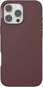 PopSockets iPhone 16 Pro Max Case Compatible with MagSafe, Phone Case for iPhone 16 Pro Max, Wireless Charging Compatible, Case Only - Oxblood