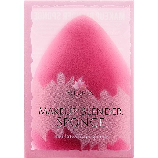 Makeup Sponge Blending Applicator (Single) | Non-Latex Foam Cosmetic Beauty Blender | Liquids, Creams, Foundation, Contouring and Shading | Reusable West or Dry