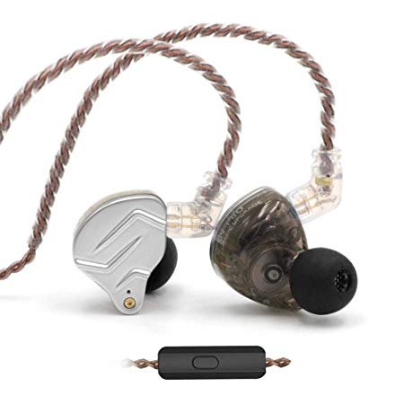 KZ ZSN Pro In-Ear Monitors 1BA and 1DD Dual Driver IEM Hybrid In-Ear Earphone With Detachable Cable using 2Pin 0.75mm Connector and 3.5mm Jack