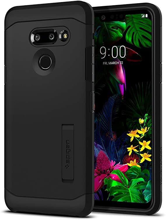 Spigen Tough Armor Works with LG G8 ThinQ Case (2019) - Black