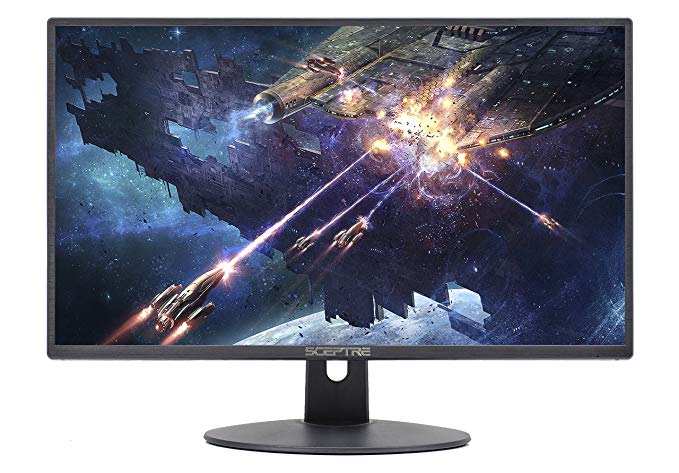 Sceptre 20 Inch LED Gaming Monitor 75Hz 1600x900 HDMI VGA Build-in Speakers, Metal Black 2018