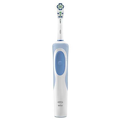 Oral-B Vitality Dual Clean Rechargeable Battery Electric Toothbrush with Replacement Brush Head and Automatic Timer, Powered by Braun