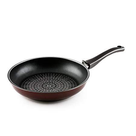 TeChef BFIHF24 Blooming Flower Frying Pan, with Teflon Platinum Non-Stick Coating (PFOA Free)/Ceramic Coated Outside/Induction Ready 9.4 Inches