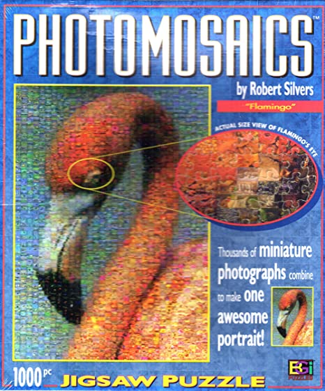 Flamingo Photomosaics Puzzle by Robert Silvers