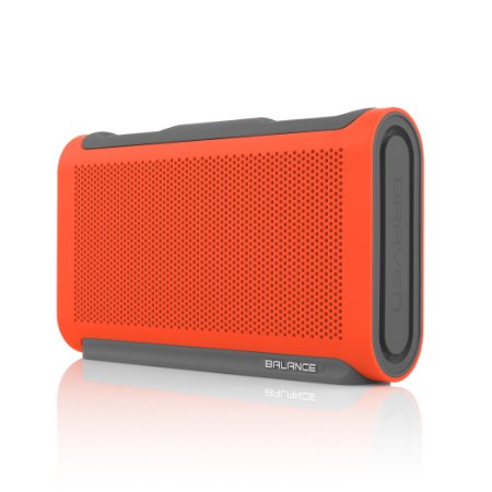 Braven Wireless Speaker for Smartphones - Retail Packaging - Orange/Gray