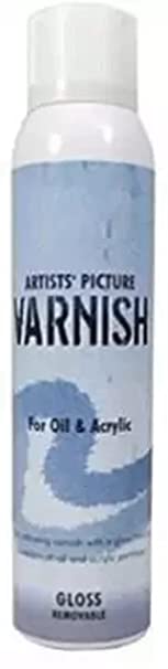 Camlin Artist Picture Varnish Spray for Oil n Acrylic Gloss Varnish (250 ml)