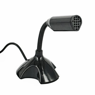 HDE USB Desktop Microphone Plug and Play Home Studio Adjustable Mic Compatible with PC and Mac with Noise Cancelling