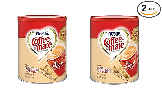 Nestle Coffee-mate Coffee Creamer 56oz. canister (2 Pack)