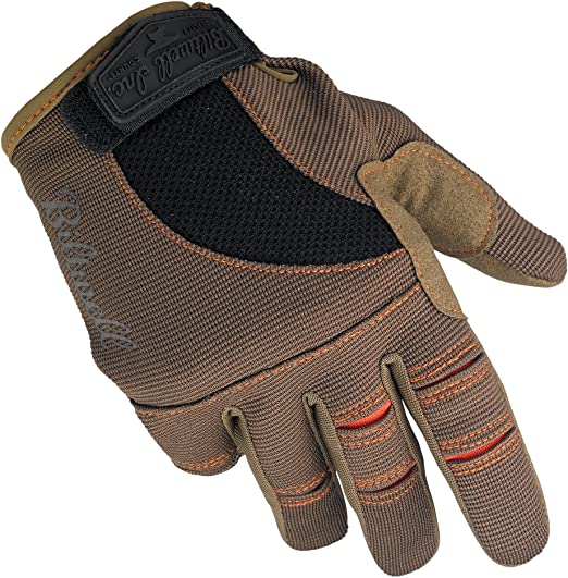 Biltwell Moto Gloves (Brown/Orange, Large)