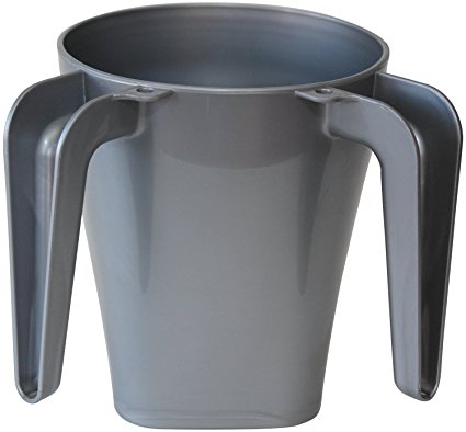 Majestic Giftware WCP-GY Plastic Wash Cup, 5.Inch , Grey