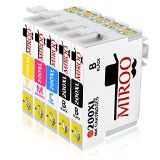 MIROO Compatible Ink Cartridges Replacement for Epson T200 T200XL Pack of 5 Compatible with XP200300400310410WF252025302540 inkjet ink cartridge